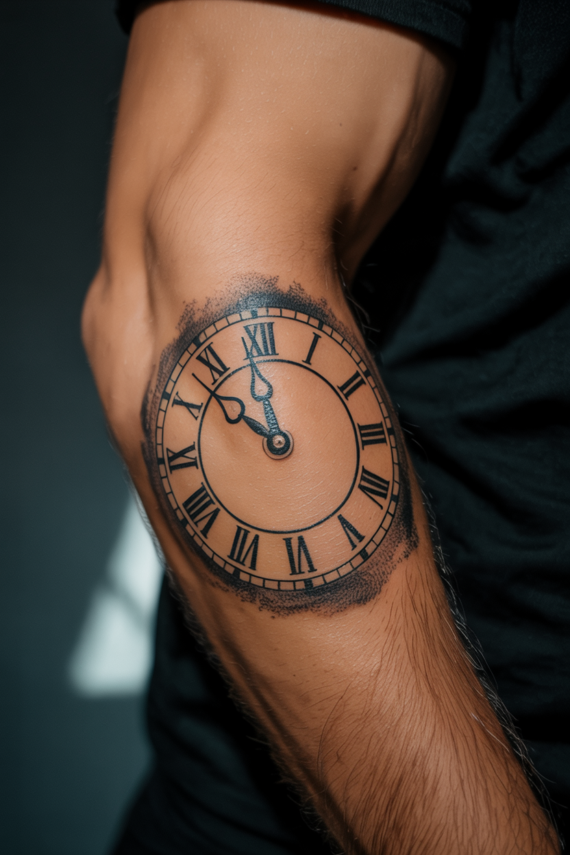 Sand Clock Tattoo