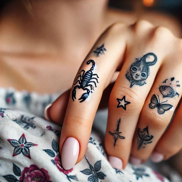 20 Ferocious Scorpion Tattoo Ideas 20 Scorpion Finger Tattoo 2b686