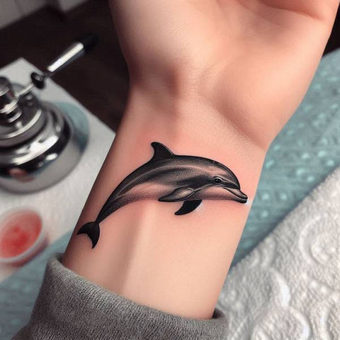 15 Wonderful Dolphin Tattoo Ideas 3