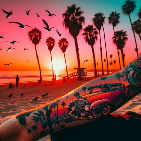 14 Charming Car Tattoo Ideas 21