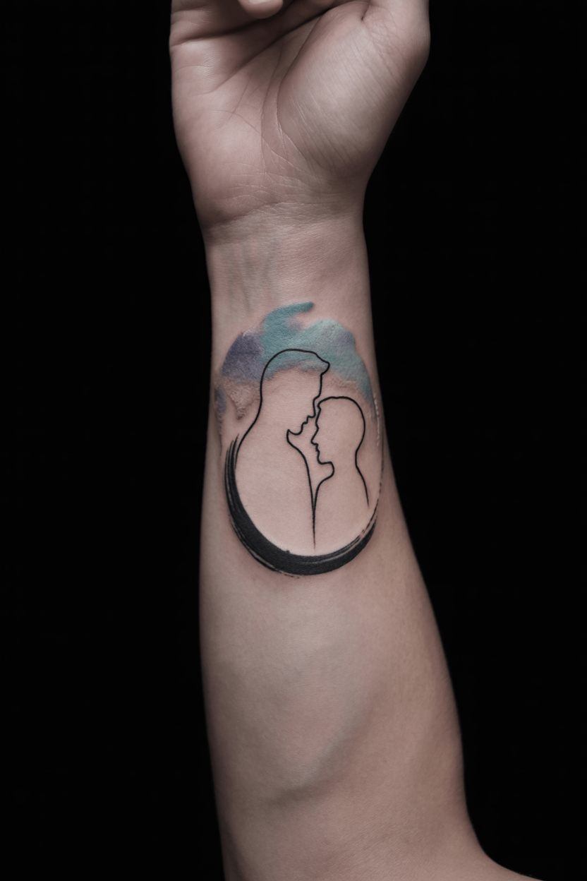 Symbolic Father And Son Tattoo 2