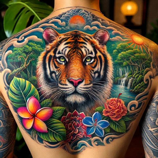 37 Trembling Tiger Tattoo Ideas To Feel Like The King Of The World 7 Tiger Tattoo On The Back1b9a