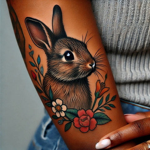 28 Rabbit Tattoo Ideas To Immerse Yourself In Nature 18