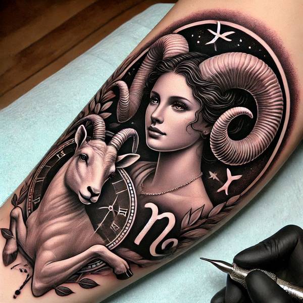 23 Alluring Aries Tattoo Ideas 20 Virgo And Aries Tattoo8871