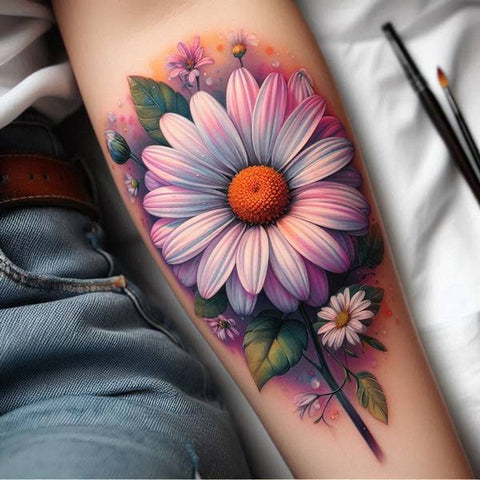 21 Delightful Daisy Tattoo Ideas 22