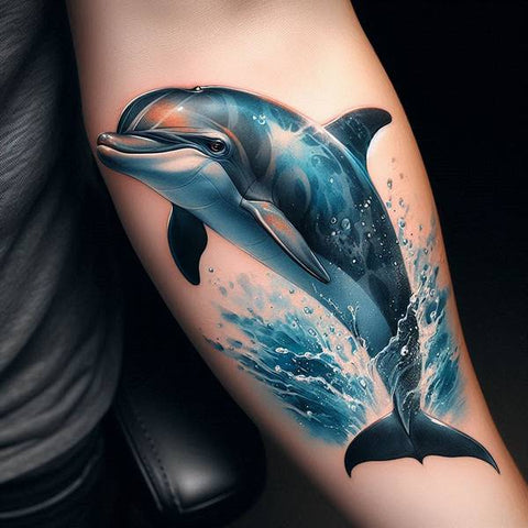 15 Wonderful Dolphin Tattoo Ideas 13