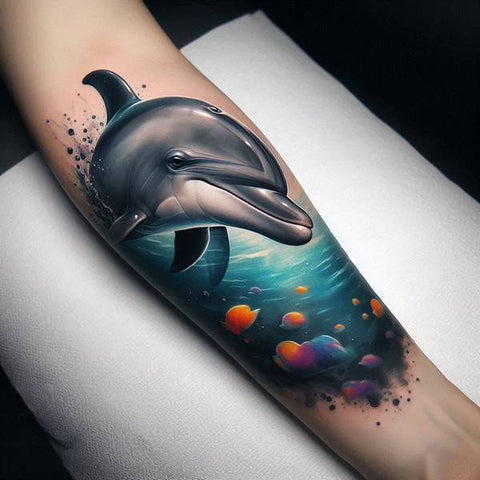15 Wonderful Dolphin Tattoo Ideas 14