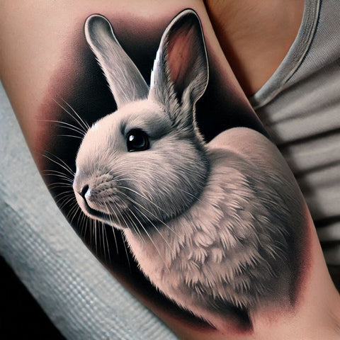28 Rabbit Tattoo Ideas To Immerse Yourself In Nature 4