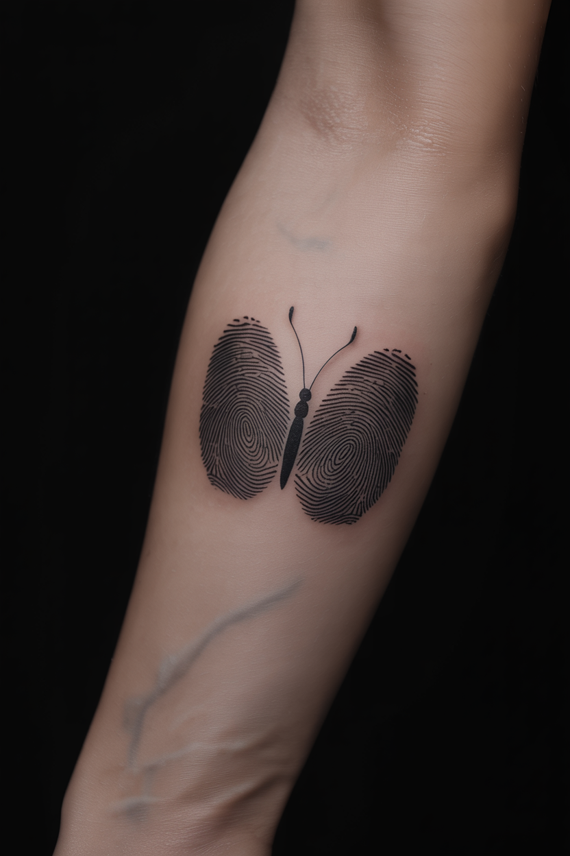 11 Unique Fingerprint Tattoo Ideas 4 a photograph showcasing a close up of a HyDQJIrKToeBPbdyEaCQFw FI9p6EdzRDSyRRtKxww Qw