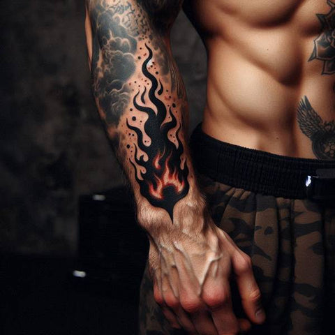 32 Ideas of Fire Tattoos to Burn Your Negative Thoughts 30