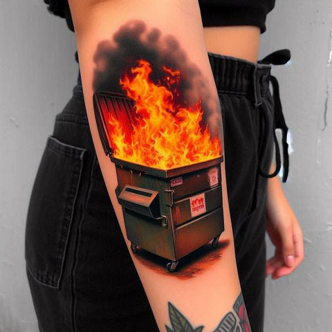 32 Ideas of Fire Tattoos to Burn Your Negative Thoughts 22