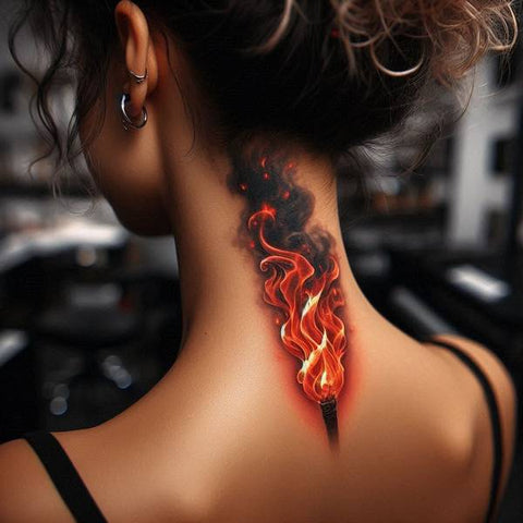 32 Ideas of Fire Tattoos to Burn Your Negative Thoughts 17