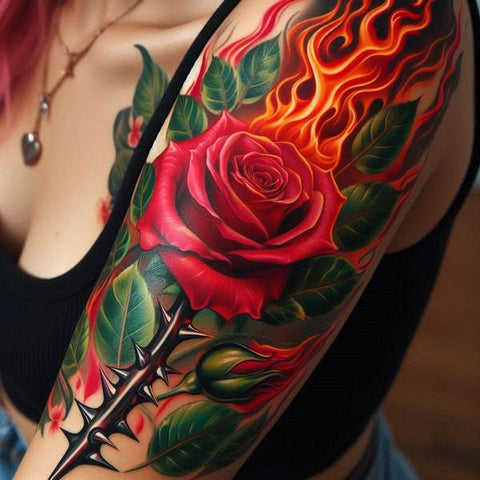 32 Ideas of Fire Tattoos to Burn Your Negative Thoughts 1