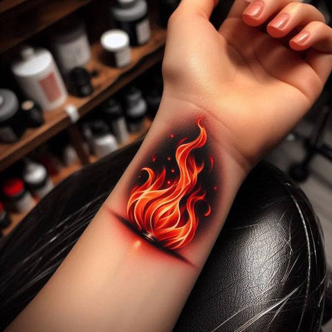 32 Ideas of Fire Tattoos to Burn Your Negative Thoughts 27