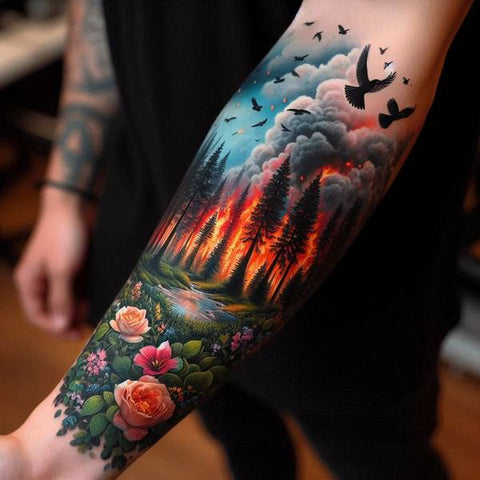 32 Ideas of Fire Tattoos to Burn Your Negative Thoughts 32