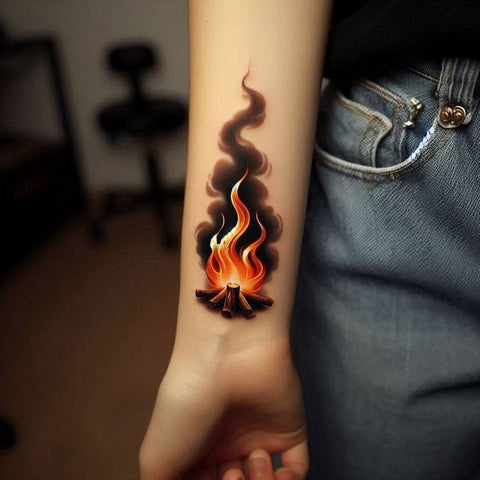 32 Ideas of Fire Tattoos to Burn Your Negative Thoughts 26