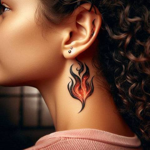 32 Ideas of Fire Tattoos to Burn Your Negative Thoughts 28 small fire tattoo cf1c314f 814b 4d09 9293