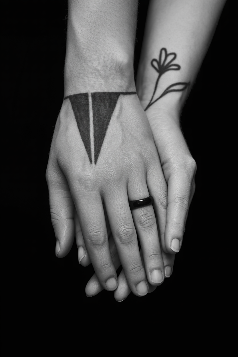 Black Cover Up Tattoo