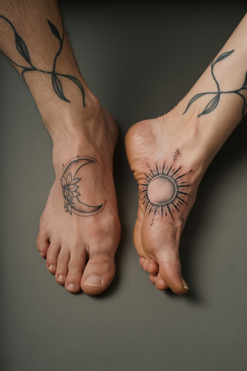 Cover up Foot Tattoo