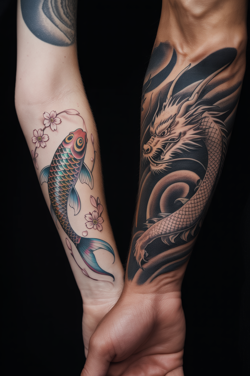 Japanese Cover up Tattoo