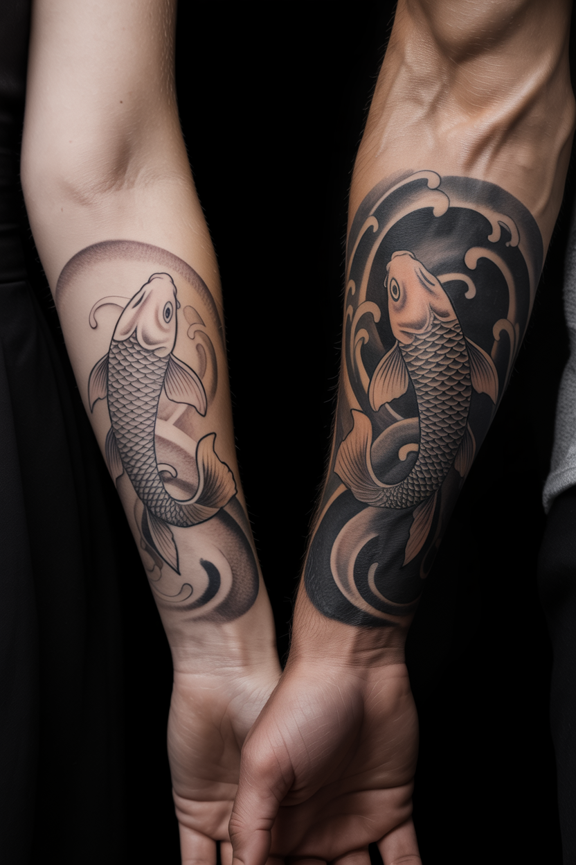 a photograph showcasing two tattooed for 7ozPmdZyT 2u62 IUD3tag npcPXKPdSiqFgQm95EZWEw
