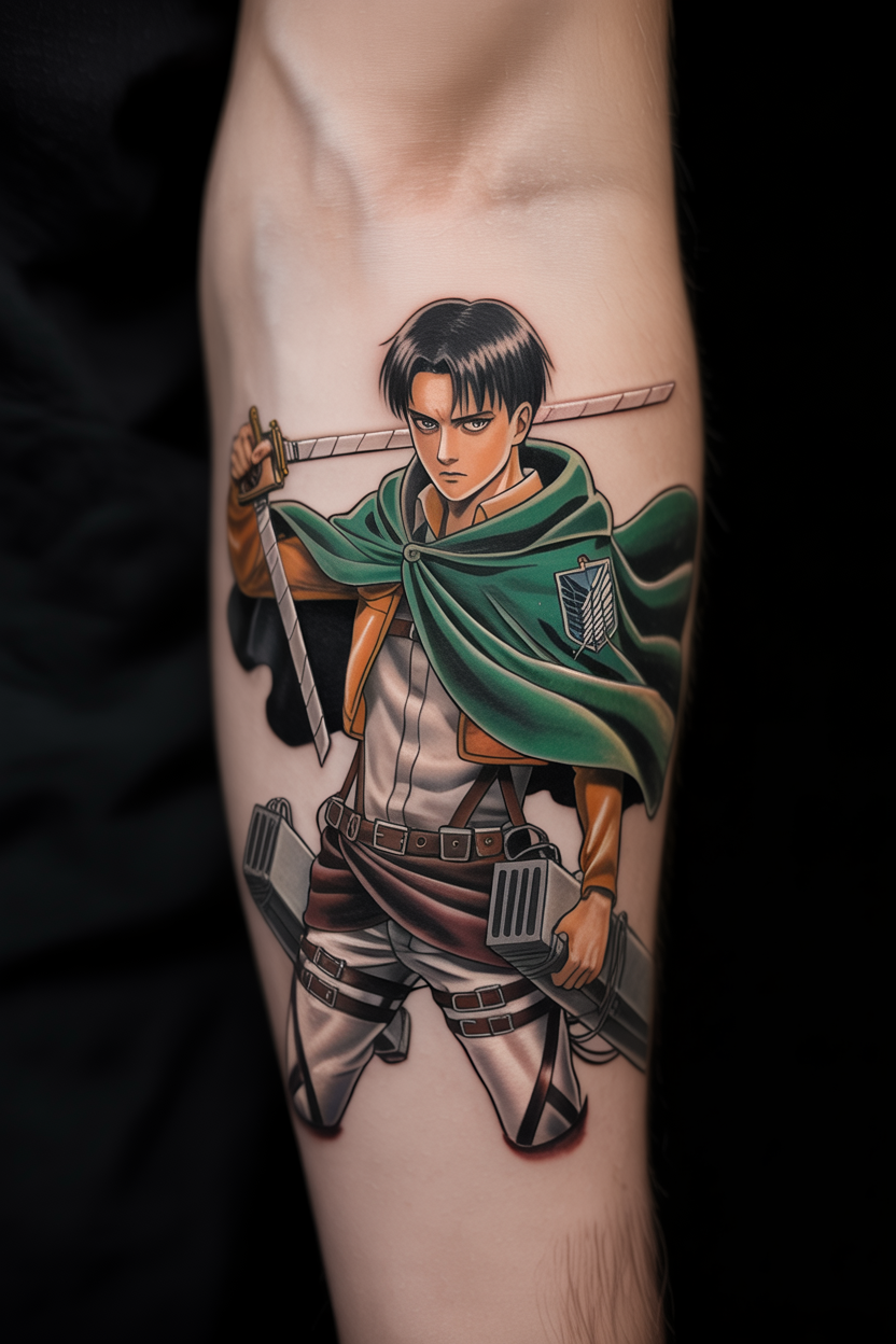 Attack on Titan Levi Tattoo 2