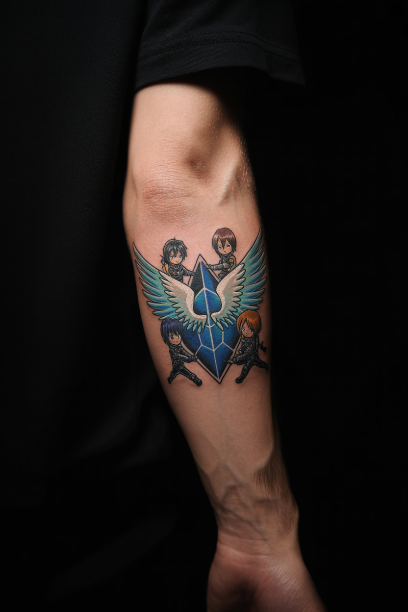 Attack on Titan Small Tattoo 2
