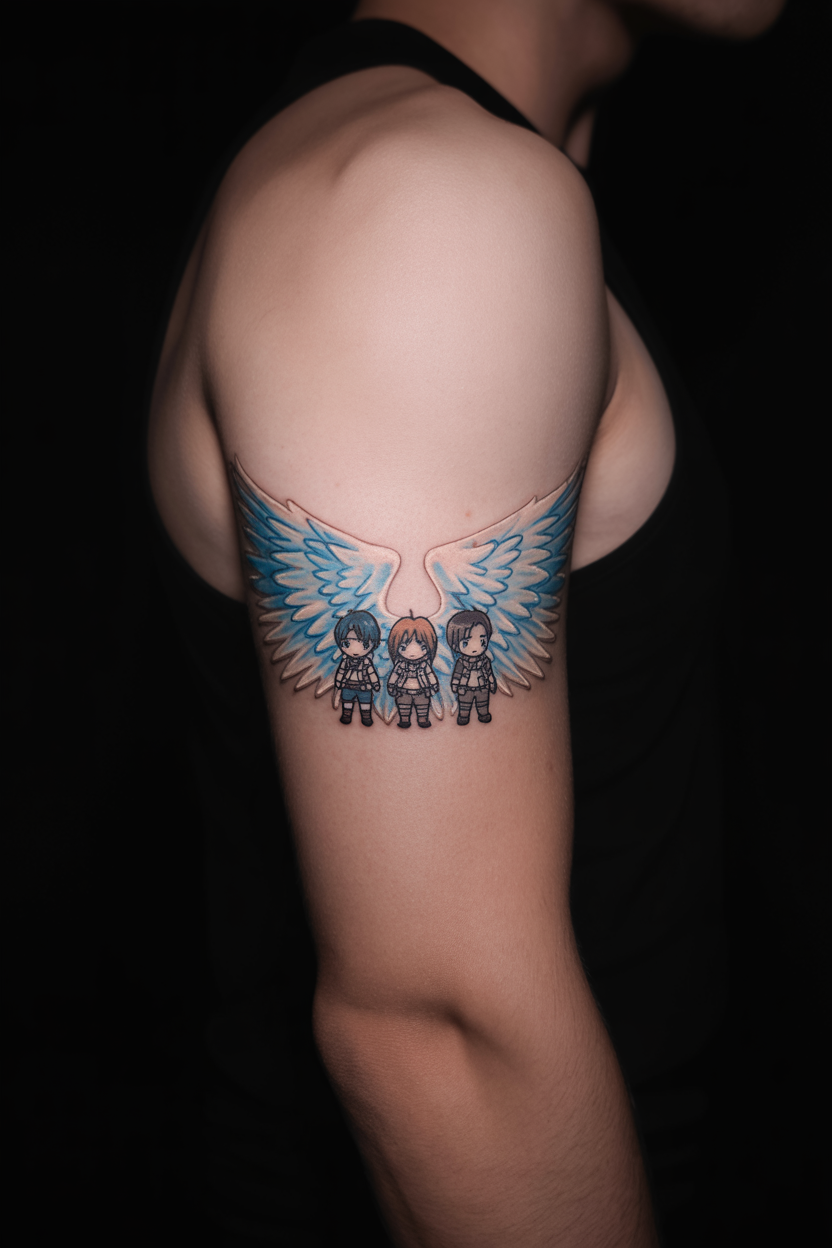 Attack on Titan Small Tattoo