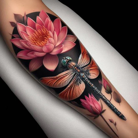 28 Refreshing Lotus Flower Tattoo Ideas 14