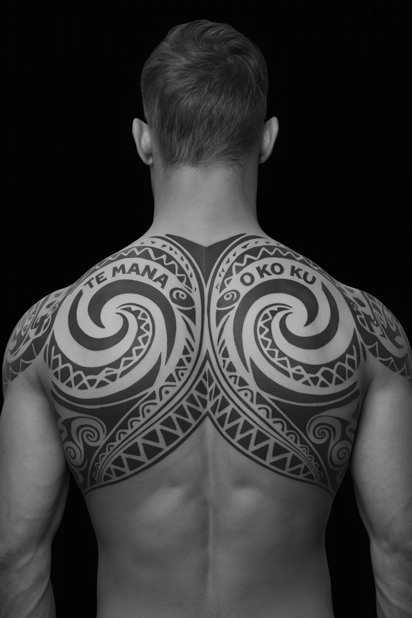 26 Sensual Polynesian Tattoo Ideas To Connect With Your Roots! 14 Monochromatic Polynesian Tattoo On Back