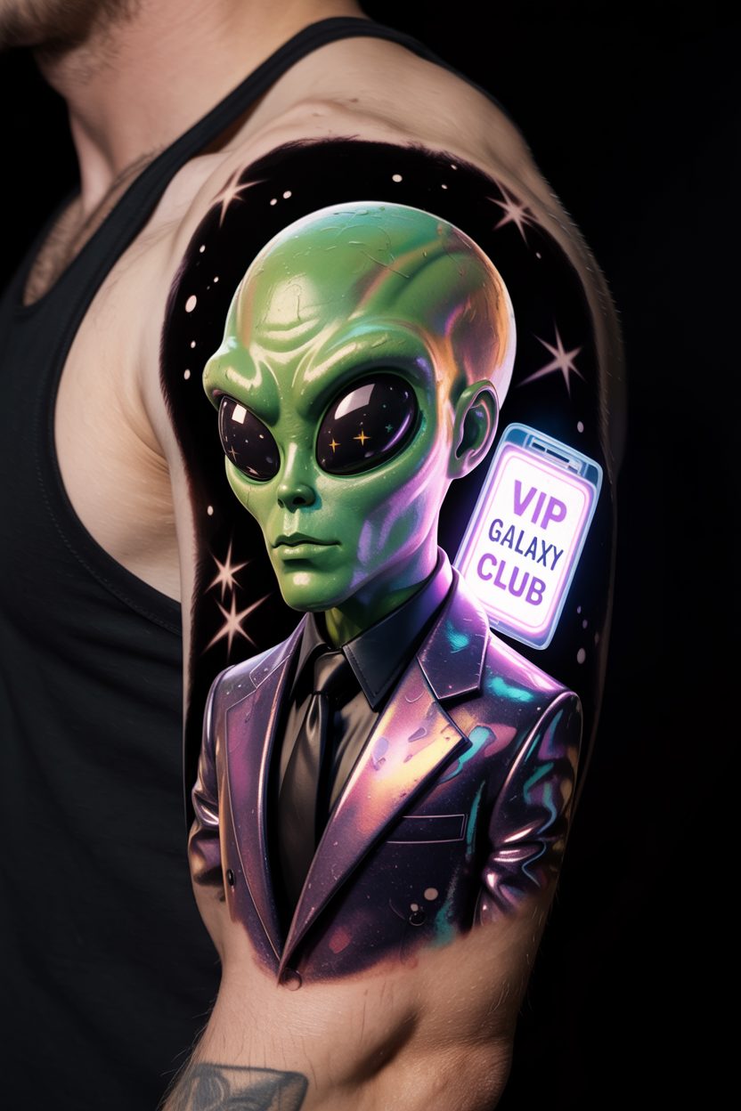 18 Mysterious Alien Tattoo Ideas 25 Touch Of Exclusivity 2
