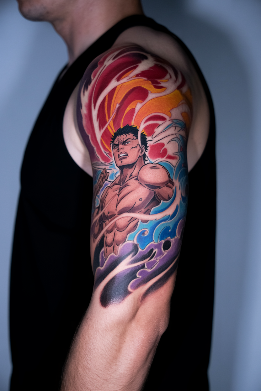 20 Dynamic Demon Slayer Tattoo Ideas To Seek Vengeance! 10 Unleashing The True Powers