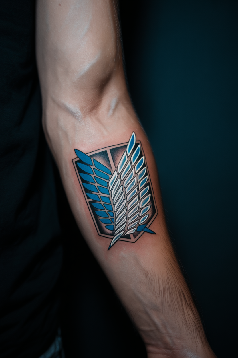Wings of Freedom Attack On Titan Tattoo