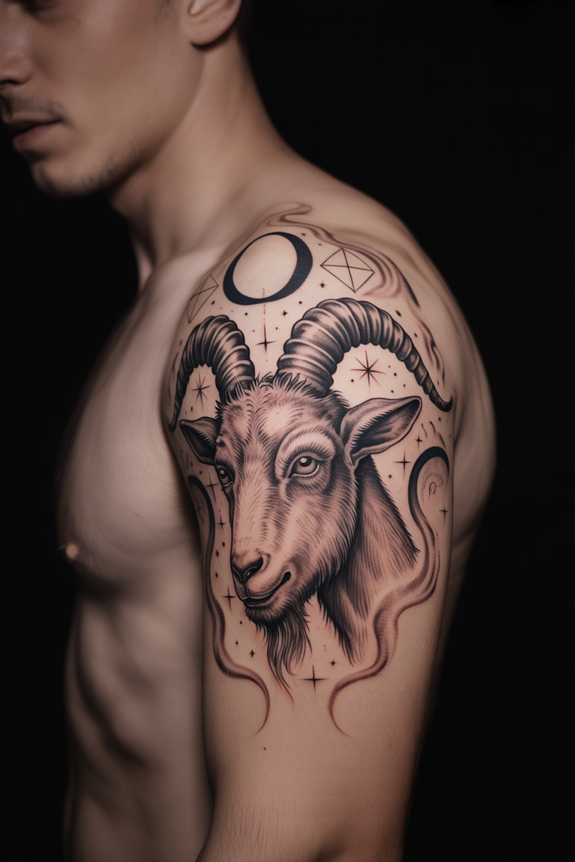 Witches Baphomet Tattoo