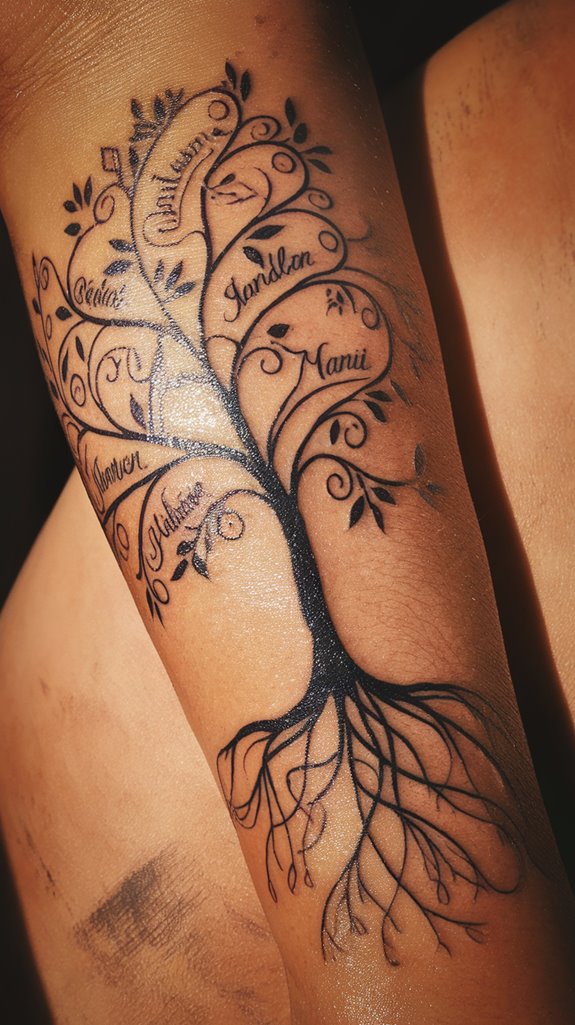 7 Family Tattoo Designs 2 ancestral lineage and relationships
