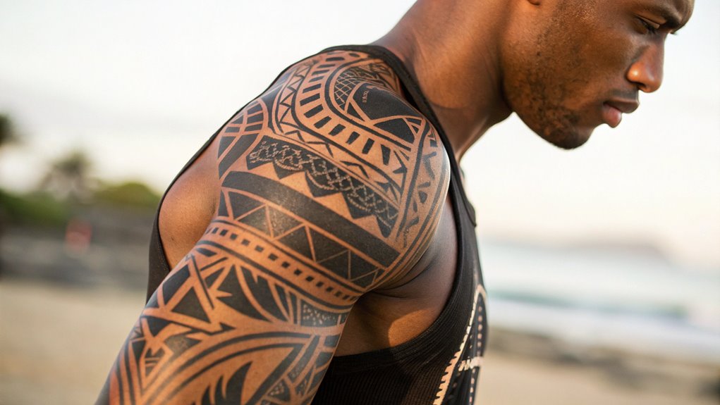 11 Black Arm Tattoos Ideas 3 bold blackout design aesthetics