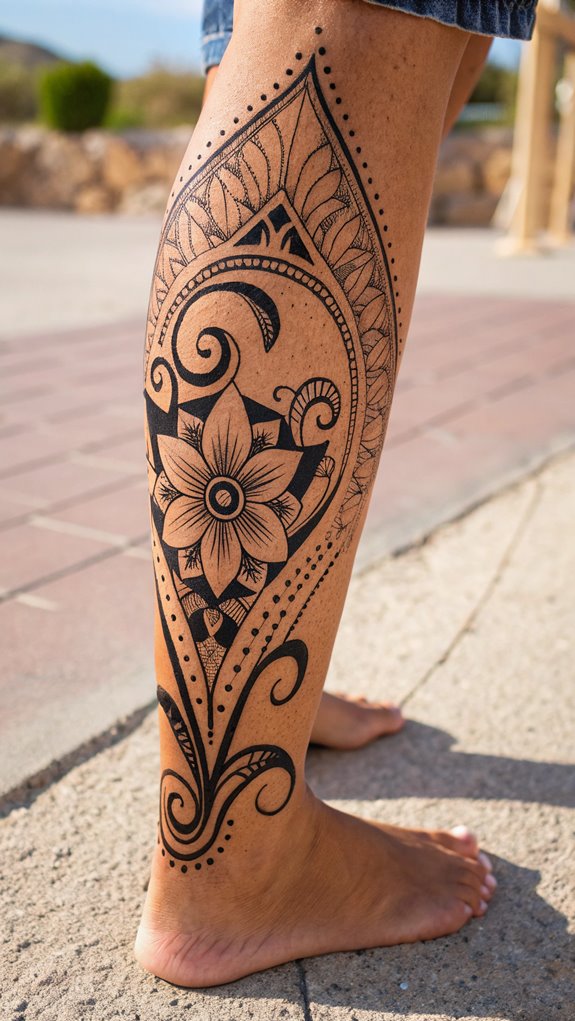 11 Lower Leg Tattoos 1