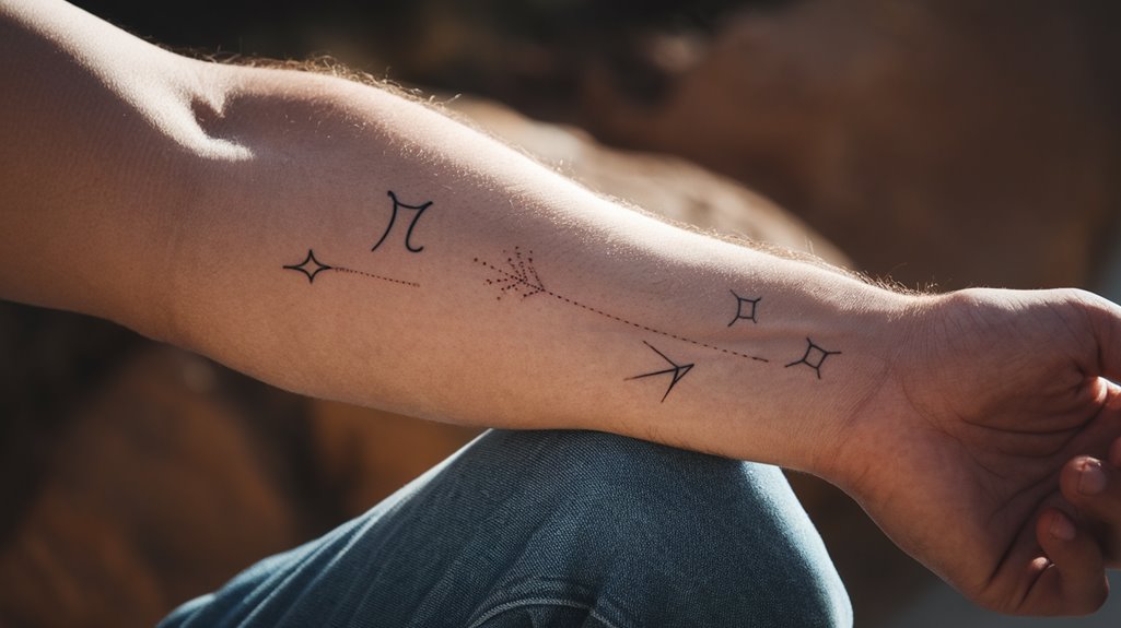 10 Easy Tattoo Ideas for Males 2 celestial signs and meanings