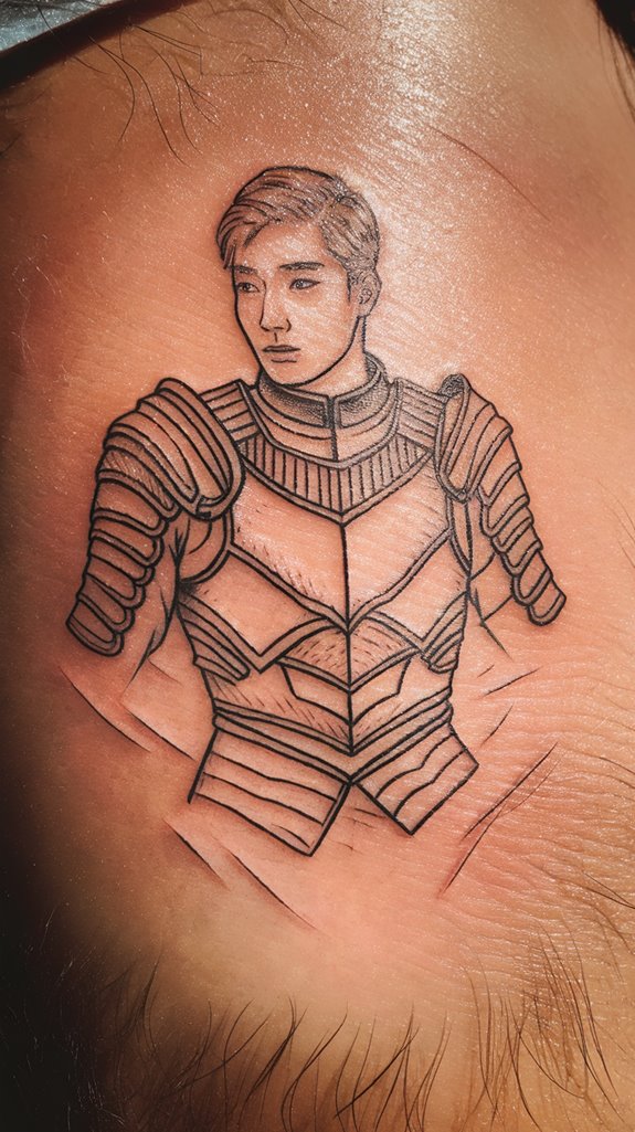 7 Solo Leveling Tattoo Ideas 5 chae hae in s graceful attire