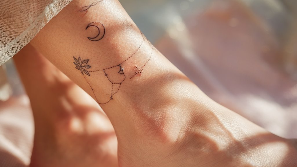 creative ankle tattoo ideas