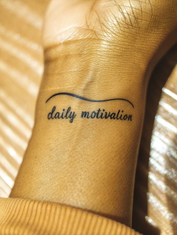 15 Meaningful Wrist Tattoos for Women 15 Quote Tattoo: Inspirational Phrases for Daily Motivation