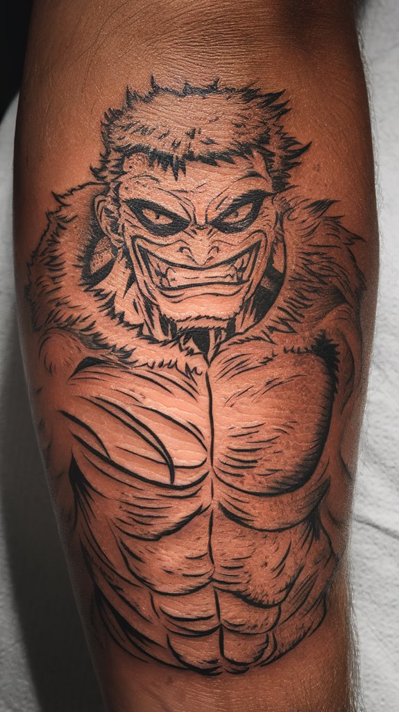 7 Solo Leveling Tattoo Ideas 6 dark presence looming large
