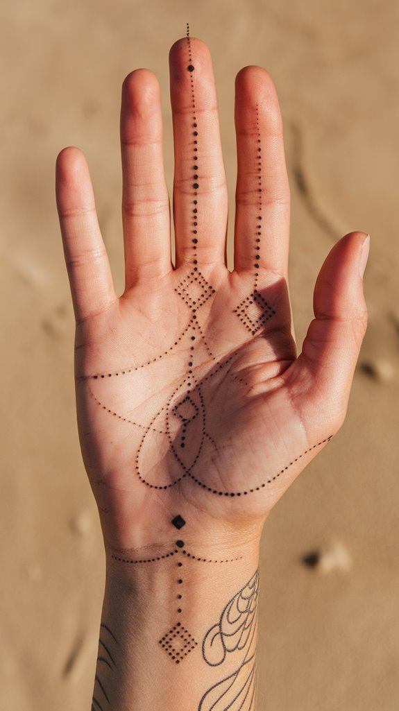 7 Full Hand Tattoo Ideas 5 delicate intricate dotwork tattoos