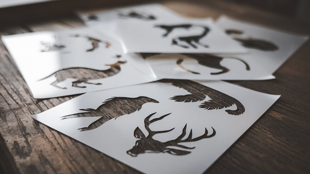 distinctive animal outlines showcased