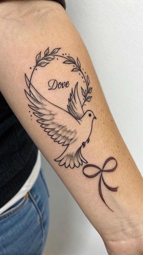 dove represents peace symbol
