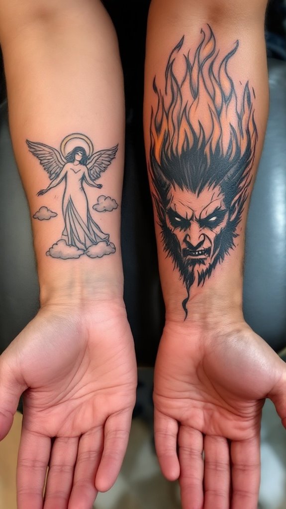 7 Opposite Best Friend Tattoos 5