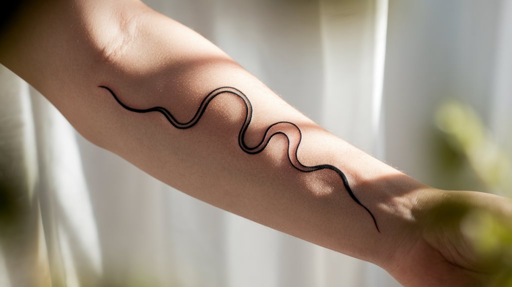 10 Easy Tattoo Ideas for Males 6 elegant serpent ink design