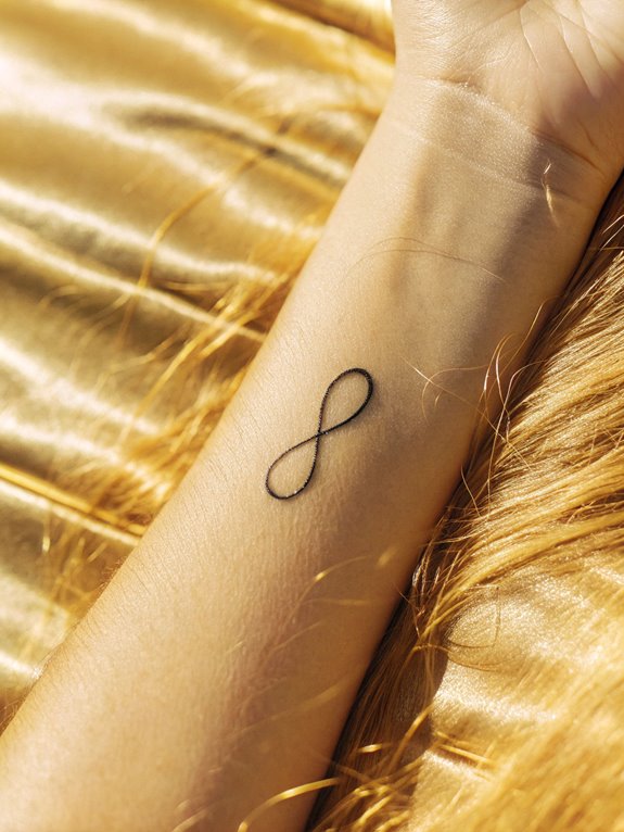 15 Meaningful Wrist Tattoos for Women 9 Infinity Symbol Tattoo: Representing Eternal Bonds