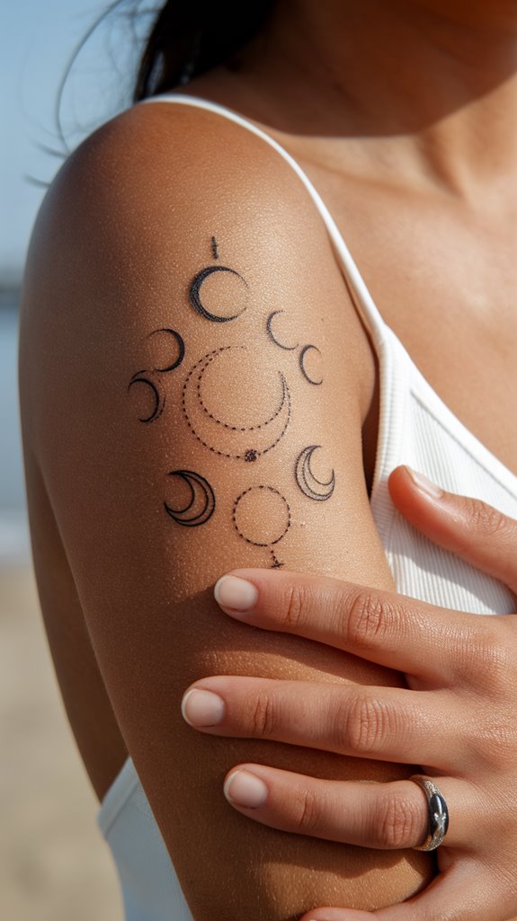 7 Luna Tattoo Ideas 1 growth through lunar symbolism