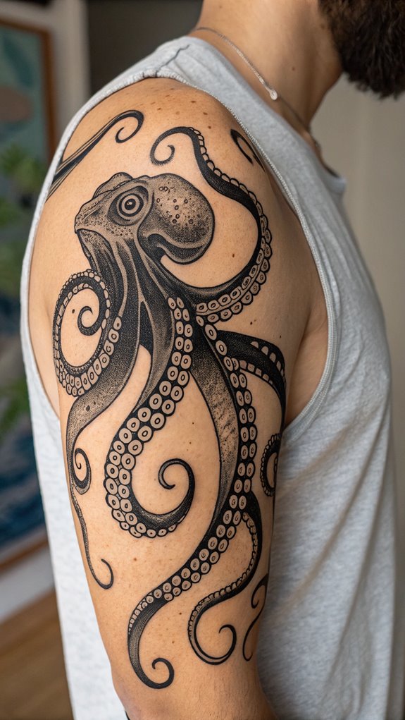 11 Marine Life Tattoo Ideas 8 intricate octopus ink designs
